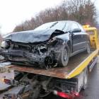 I uderzył czołowo w jadące prawidłowo volvo /fot. BG