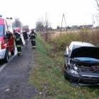 Piątkowa kolizja na trasie Hopowo - Egiertowo /fot. nadesłane/OSP Hopowo