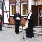 Poświęcenia obiektu dokonał ksiądz Piotr Grabowski, proboszcz miechucińskiej parafii...