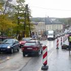Od środy przejazd przez Plac św. Brunona odbywa się wahadłowo /fot. archiwum/BG