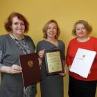Od lewej: Grażyna Jaworska, Joanna Komorowska i Ewa Puzdrowska /fot. Longina Templin