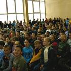 Uczniowie uczestniczący w akcji