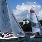 Regaty o Puchar Świata organizowane przez Open Yachting w Gdyni. Na zdjęciu walczą...
