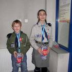 Kwestujący wolontariusze - Dominika Haska i Jakub Reszke /fot. Longina Templin