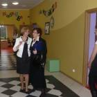 Dyrektor Grażyna Maczulis i starosta Janina Kwiecień w nowej części szkoły /fot. DWK