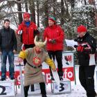 Rafał Koryciński na podium Biegu Głównego /fot. nadesłane