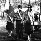 9 maja - M. Żurański, I. Roszkowska, A. Piotrowska /fot. nadesłane/archiwum szkoły