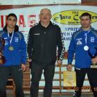 Kartuscy multimedaliści - Edgar Melkumov (z lewej) i Edward Barsegian (z prawej) wraz z...