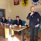 Tomasz Szymkowiak przedstawił politykę przestrzenną w gminie /fot. Longina Templin