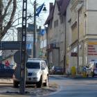 Na pamiątkę wyzwolenia na kilku ulicach miasta wywieszono jedynie flagi z herbem Kartuz...