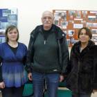 Komitet założycielski, od lelwej: Katarzyna Byczkowska, Tadeusz Kozłowski i Ewa Waga...