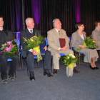 Nominowani przed ogłoszeniem werdyktu jury /fot. Longina Templin
