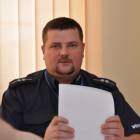 Michał Wejer, kierownik sekcji ruchu drogowego KPP Kartuzy /fot. nadesłane/KPP Kartuzy