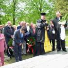 Modlitwę odmówił ksiądz Arkadiusz Zielepucha /fot. Longina Templin