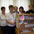 Od lewej: Barbara Bora, Irena Golnau, Bożena Kunowska, Jolanta Jasińska i Lucyna Czaja...