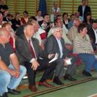 Dyskusji przysłuchiwali się m.in. burmistrz Żukowa Jerzy Żurawicz oraz przewodniczący...