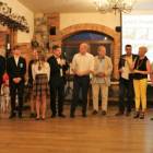 Laureaci konkursu. W środku m.in. burmistrz Wojciech Kankowski i scenarzysta Mirosław...
