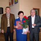 Sołtys Irena Naczk odebrała nagrodę przyznaną wsi Borkowo /fot. Longina Templin