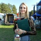 Karolina Bigus, zwyciężczyni w kat. zagroda rolnicza /fot. Longina Templin