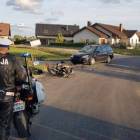 Wypadek w Glinczu /fot. nadesłane/KPP Kartuzy