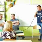 Wójt Taedusz Kobiela, jego zastępca Zbigniew Fularczyk oraz Przemysław Łagosz podczas...