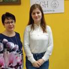 Natalia Wolska z opiekunem Edytą Januszewską /fot. nadesłane