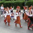 Dziewczęta z zespołu Pysanka z Lwowa
