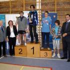 Juniorzy młodsi na podium /fot. Longina Templin