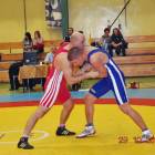 Bartłomiej Pryczkowski (czerwony) był piąty w kat. 84 kg /fot. nadesłane