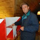 Swój głos oddał Tadeusz Zielonka /fot. Longina Templin