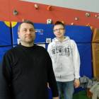 Marek Klimkiewicz, sędzia zawodów (z lewej) i Tomasz Klimkiewicz, sekretarz ligi...
