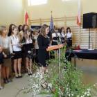 Katarzyna Block złożyła podziękowania w imieniu absolwentów, a... /fot. Longina Templin