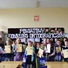 laureaci X Powiatowego Konkursu Ortograficznego dla uczniów klas III SP /fot. nadesłane