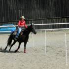 Wyścig konny wokół tyczek /fot. Longina Templin