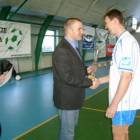 Mariusz Kiełkucki po raz drugi w ramach Pomorskich Mistrzostw Firm w Futsalu odbiera...