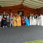 Cały zespół występujący w spektaklu /fot. Longina Templin