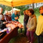 Przy stoisku biologicznym /fot. Longina Templin