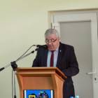 Burmistrz Jerzy Żurawicz składa sprawozdanie z wykonania budżetu /fot. Longina Templin