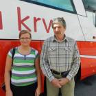Edyta Műller postanowiła oddać krew dla chorych dzieci /fot. Longina Templin