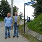 Jacek Fopke (z prawej) i Arkadiusz Obiegły przy 