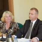 Ewa Bałon i Adam Okrój podczas piątkowej sesji /fot. Longina Templin