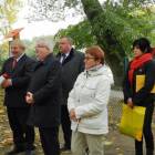 Burmistrz uroczyście otworzył plac zabaw w Pępowie /fot. Longina Templin