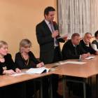 Spotkanie prowadził wiceburmistrz Marek Trepczyk /fot. Longina Templin