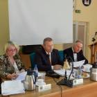 Ewa Bałon, Adam Okrój i Alojzy Falk podczas piątkowej sesji /fot. Longina Templin