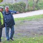 Pracownik firmy Dromos (w żółtej kamizelce) nie chciał komentować przebiegu prac.
