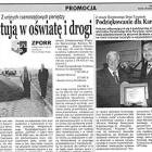 Kurier Kartuski uznał, że bohaterem gali był burmistrz Kartuz. O tym, że jest również...