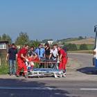 Dziewczyna, którą przed miesiącem potrącił autobus wróciła już do domu.