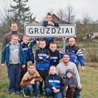 Reprezentacja Polski (i Kartuz) w pełnym składzie.