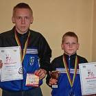 Młodzi medaliści: Dawid Mazur i Krzysztof Niklas - najmłodszy uczestnik turnieju.