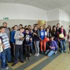 Klasa VIe SP Żukowo z opiekunem Marcinem Pudlikiem /fot. Longina Templin